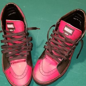 Van's Marvel edition Deadpool shoes